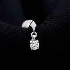 Diamond Dangling Earring for Helix Piercing