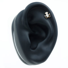 Heart Diamond Angel Earring for Helix Piercing