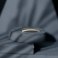Graduated Style Diamond Climber Helix Earring