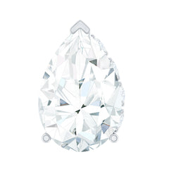 Pear Shaped Diamond Solitaire Tragus Earring