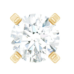 Minimalist Peg Head Set Diamond Nose Pin Stud