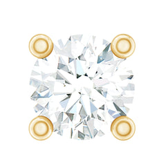 Minimalist Diamond Solitaire Tragus Earring