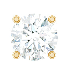 Minimalist Diamond Solitaire Earring for Tragus Piercing