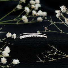 Graduated Style Diamond Climber Helix Earring
