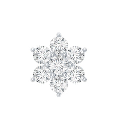 Simple Diamond Flower Cartilage Earring