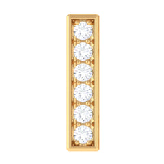 Diamond Bar Earring for Tragus Piercing