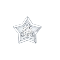 Dainty Diamond Star Earring for Tragus Piercing