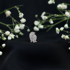 Cute Diamond Penguin Earring for Cartilage Piercing