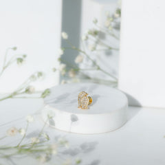 Cute Diamond Penguin Earring for Cartilage Piercing