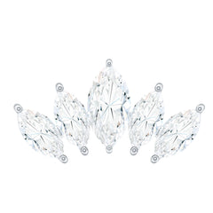 Certified Marquise Cut Diamond Helix Earring for Women