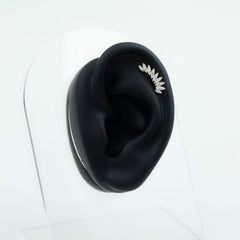 Diamond Wing Crawler Earring for Helix Piercing