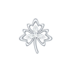Diamond Nature Inspired Earring for Helix Piercing
