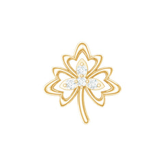 Diamond Nature Inspired Earring for Helix Piercing