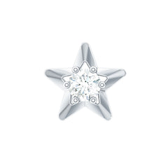 Diamond Celestial Star Earring for Conch Piercing