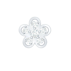 Diamond Floral Helix Earring for Women