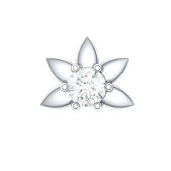 Diamond Floral Earring for Tragus Piercing