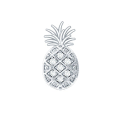 Diamond Pineapple Earring for Cartilage Piercing