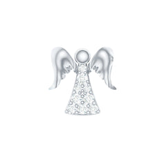 Minimal Diamond Angel Upper Lobe Earring