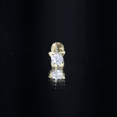 Cute Moissanite Unicorn Helix Earring for Women