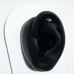 Real Diamond Music Note Earring for Cartilage Piercing