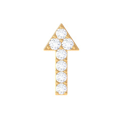 Dainty Diamond Arrow Earring for Helix Piercing