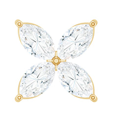 Marquise Four Petal Flower Cartilage Earring