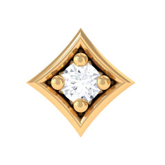 Classic Diamond Solitaire Nose Pin for Women