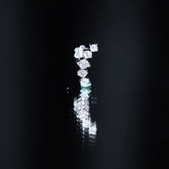 Graduated Style Diamond Crawler Earring for Women