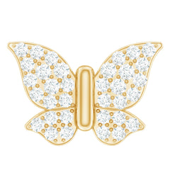 Exquisite Moissanite Butterfly Cartilage Earring