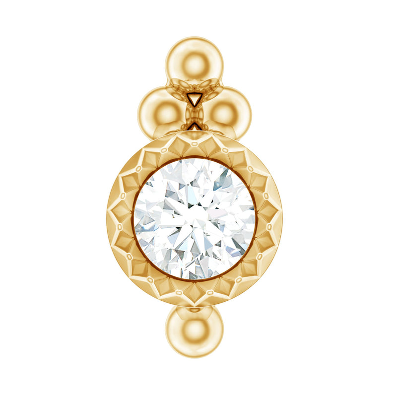 Natural Certified Diamond Conch Earring