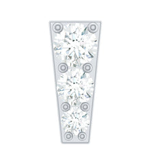Minimal Diamond Unique Earring for Tragus Piercing