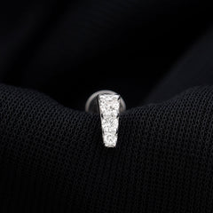 Minimal Diamond Unique Earring for Tragus Piercing