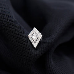 Unique Moissanite Kite Earring for Cartilage Piercing