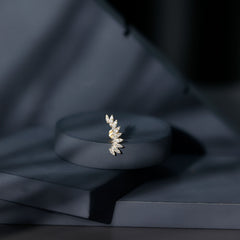 Diamond Wing Crawler Earring for Helix Piercing
