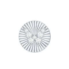Diamond Butterfly Earring for Cartilage Piercing