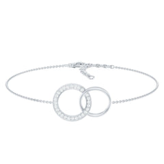 Diamond Eternity Chain Bracelet For Women