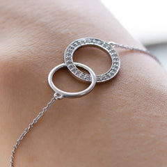 Diamond Eternity Chain Bracelet For Women