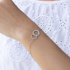 Diamond Eternity Chain Bracelet For Women