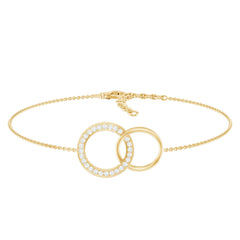 Diamond Eternity Chain Bracelet For Women