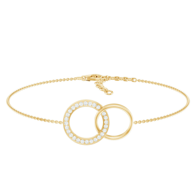 Diamond Eternity Chain Bracelet For Women