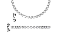 1.50 CT Zircon Tennis Bracelet