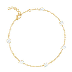 Certified Lab Grown Diamond Stackable Chain Bracelet