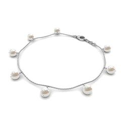 Freshwater Cultured Pearl Chain Bracelet for Women