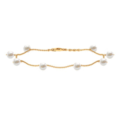 Freshwater Cultured Pearl Chain Bracelet for Women