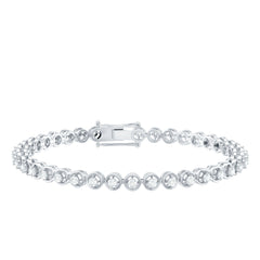 Certified Lab Grown Classic Round Diamond Bridal Tennis Bracelet