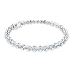 Certified Lab Grown Classic Round Diamond Bridal Tennis Bracelet