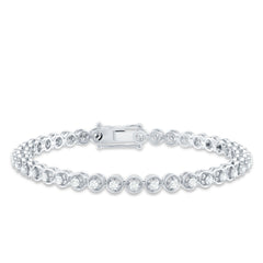 Certified Lab Grown Classic Round Diamond Bridal Tennis Bracelet