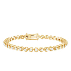 Certified Lab Grown Classic Round Diamond Bridal Tennis Bracelet