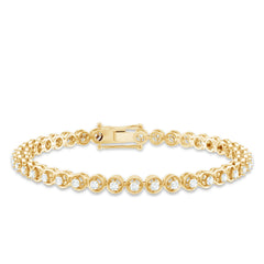 Certified Lab Grown Classic Round Diamond Bridal Tennis Bracelet