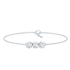 Certified 5 MM Lab Grown Diamond Bracelet for Women
